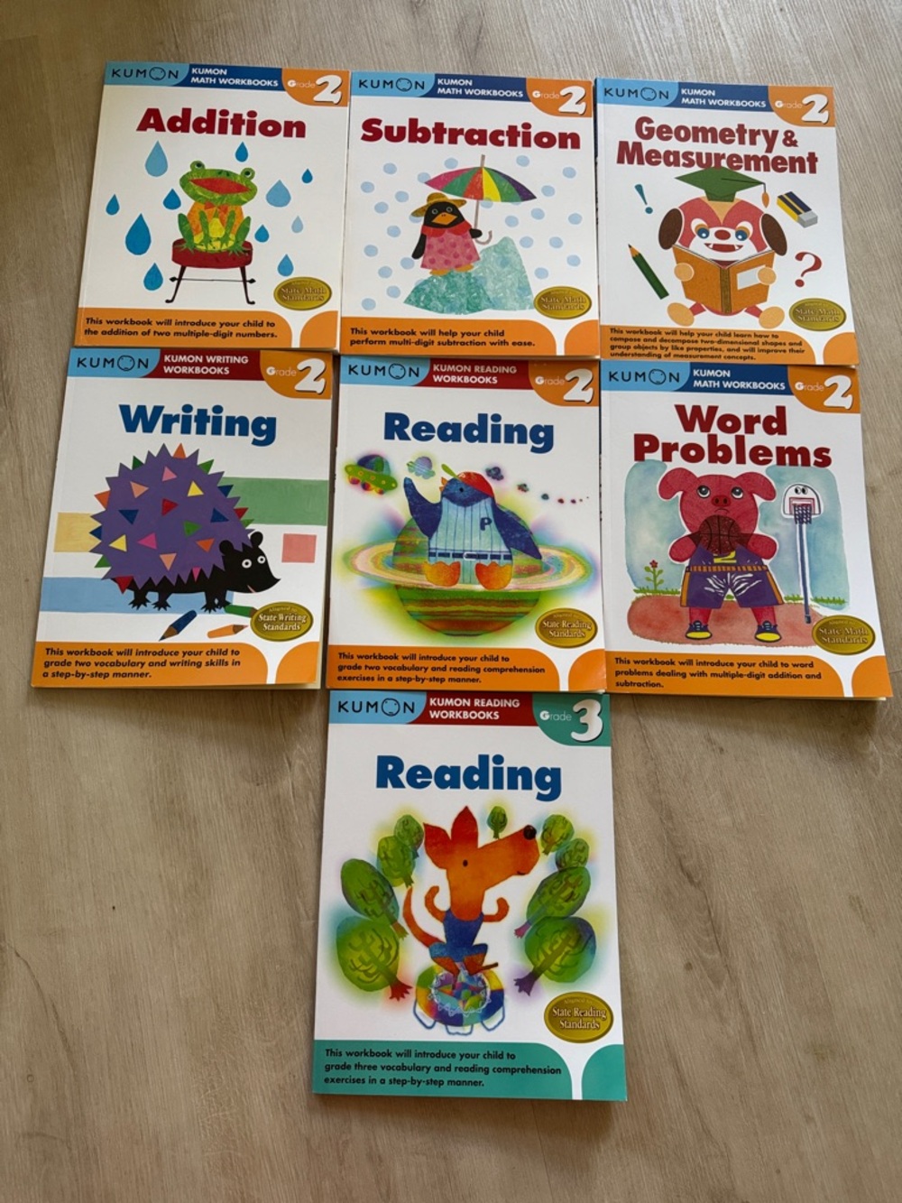Grade 2 Math & Learning Workbooks Set